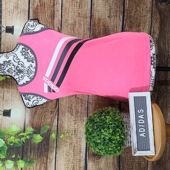 Adidas 3 Stripe Racerback Tank - Picture 4 of 8